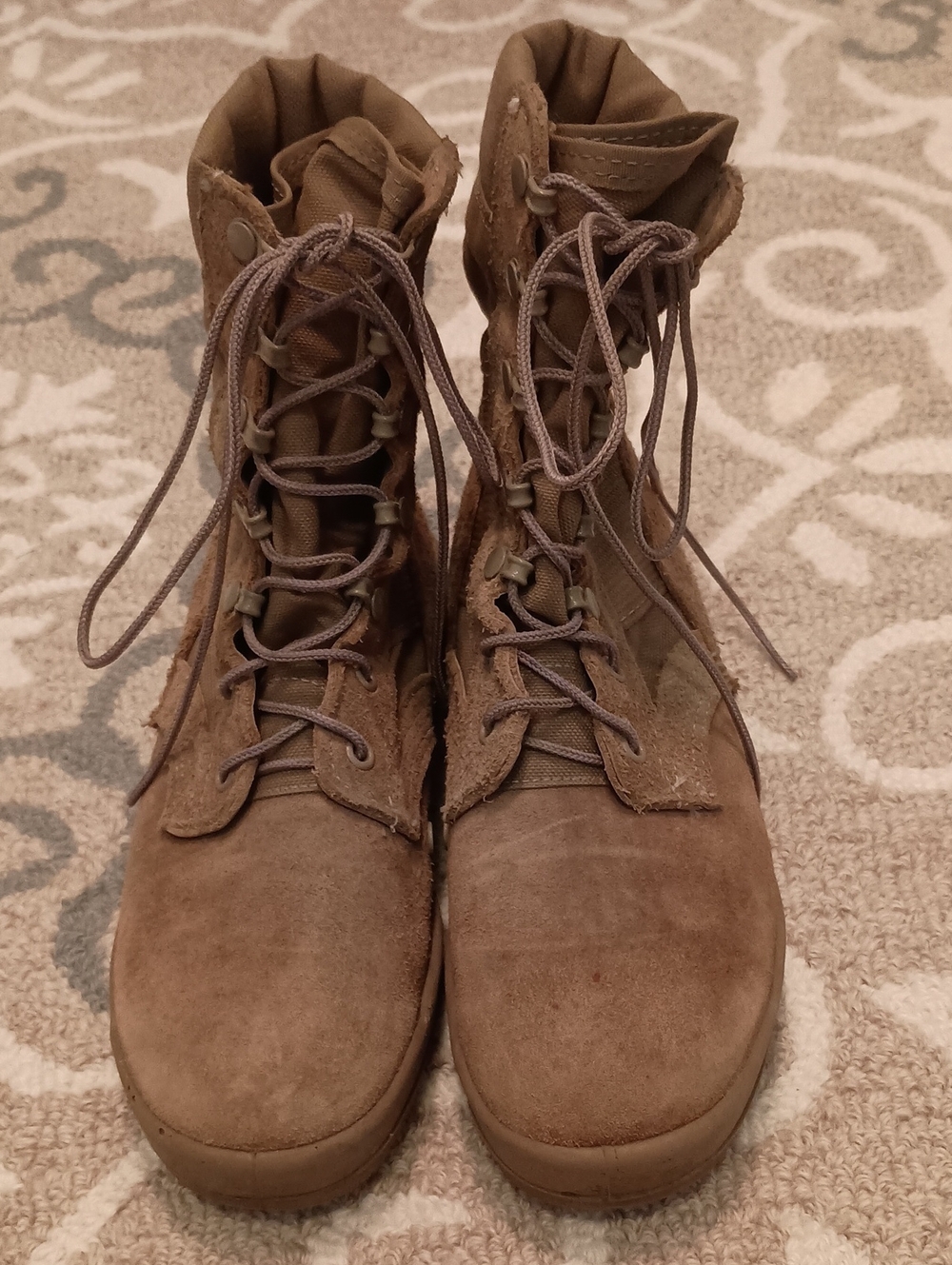 McRae Coyote Tactical Boots Military Sizing Men's 4W Women's 6 1/2 - 7W